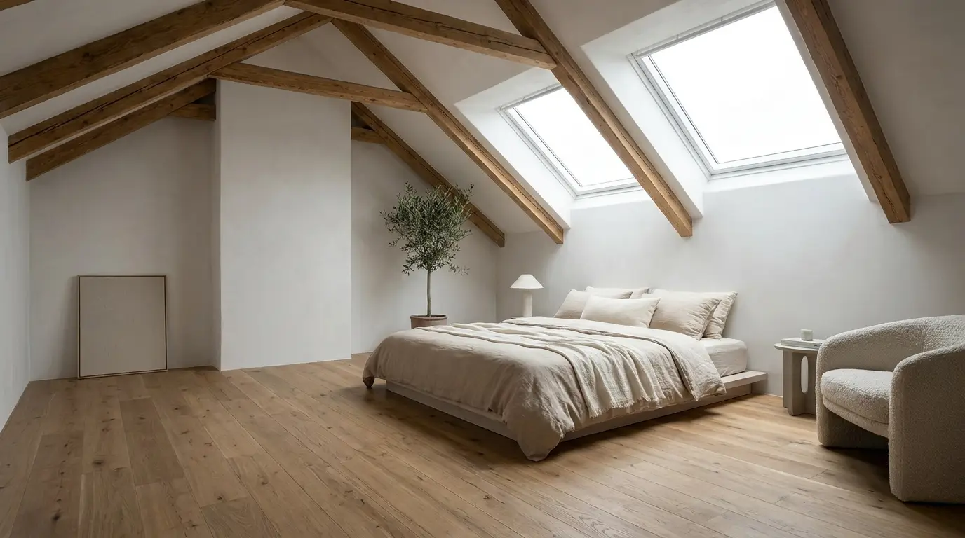 Downlights and loft wiring